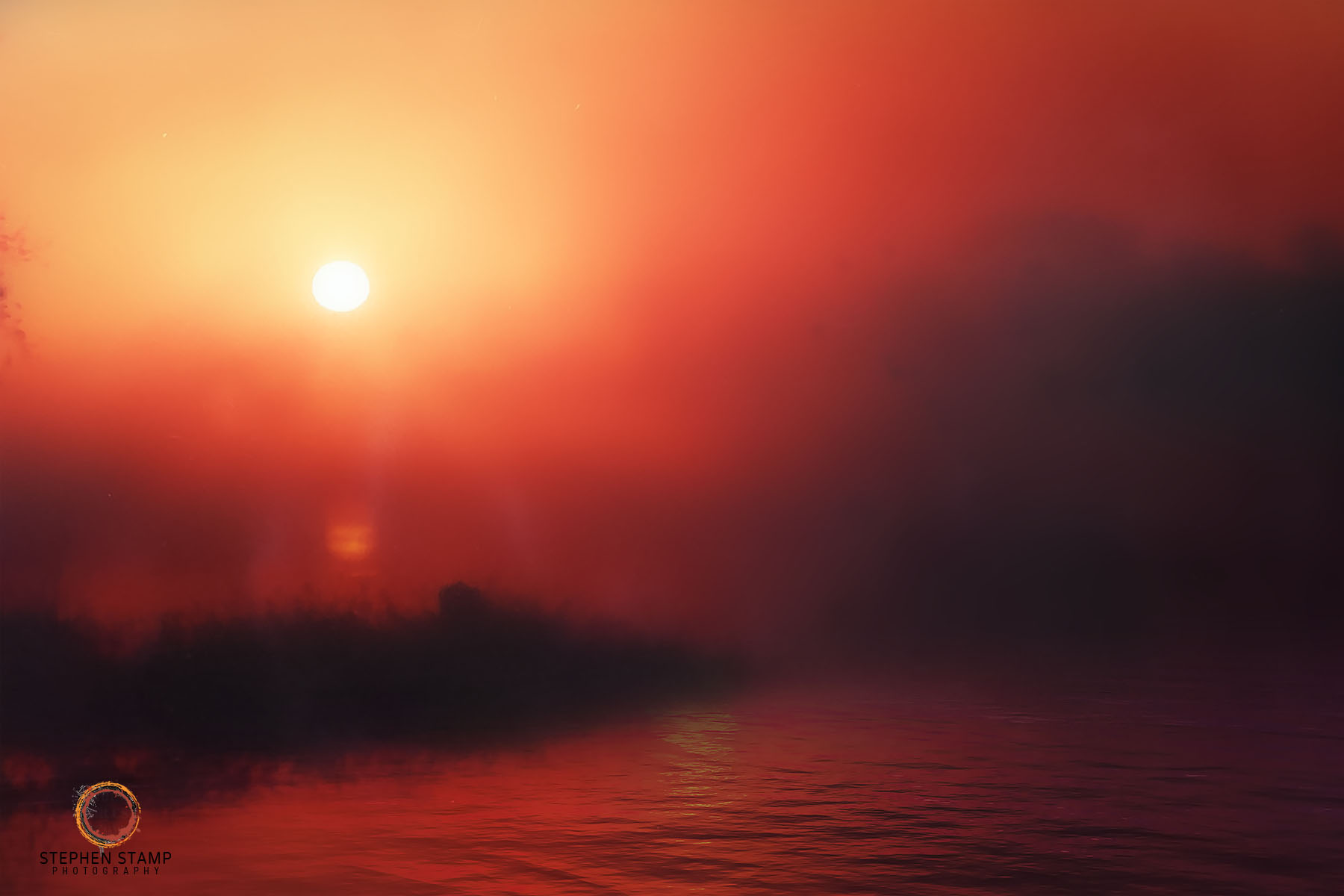 Fire On The Water - Pretoriuskop Dam Kruger National Park - Landscape